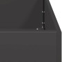 Pflanzgefäß aus schwarzem Stahl, 100x100x30 cm. von , Töpfe und Pflanzgefäße - Ref: Foro24-860808, Preis: 69,90 €, Rabatt: %