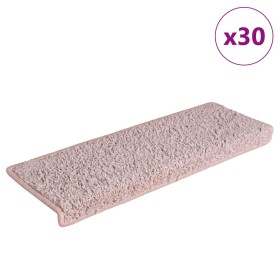 Treppenmatte 30 Stück 65x21x4 cm Weiß und Rosa von , Treppenmatten - Ref: Foro24-3365833, Preis: 158,58 €, Rabatt: %