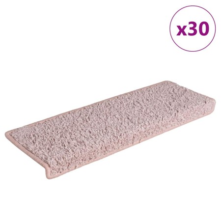 Treppenmatte 30 Stück 65x21x4 cm Weiß und Rosa von , Treppenmatten - Ref: Foro24-3365833, Preis: 158,58 €, Rabatt: %