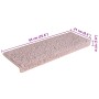 Treppenmatte 30 Stück 65x21x4 cm Weiß und Rosa von , Treppenmatten - Ref: Foro24-3365833, Preis: 158,58 €, Rabatt: %