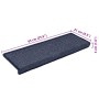 Treppenmatte 30 Stück 65x21x4 cm Grau und Blau von , Treppenmatten - Ref: Foro24-3365775, Preis: 116,73 €, Rabatt: %