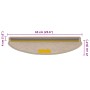 Selbstklebender Sisal-Treppenteppich, 30 Stück, dunkelbeige. von , Treppenmatten - Ref: Foro24-3365878, Preis: 226,74 €, Raba...