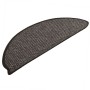 Alfombra autoadhesiva escalera sisal 30 uds 65x21x4cm antracita de , Alfombrillas para escalones - Ref: Foro24-3365873, Preci...