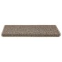 Selbstklebender Sisal-Treppenteppich, 30 Stück, in dunkelbeige. von , Treppenmatten - Ref: Foro24-3365890, Preis: 199,44 €, R...