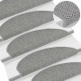 Alfombra autoadhesiva escalera sisal 30 uds 65x21x4 cm plateado de , Alfombrillas para escalones - Ref: Foro24-3365871, Preci...
