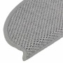 Alfombra autoadhesiva escalera sisal 30 uds 65x21x4 cm plateado de , Alfombrillas para escalones - Ref: Foro24-3365871, Preci...