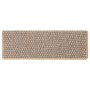 Self-adhesive sisal stair carpet 30 units light beige by , Stair mats - Ref: Foro24-3365892, Price: 216,90 €, Discount: %