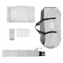 Tienda de fiesta impermeable gris