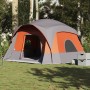 Tienda de campaña familiar 6 personas impermeable gris naranja by , tents - Ref: Foro24-4009557, Price: 176,79 €, Discount: %