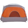 Tienda de campaña familiar 6 personas impermeable gris naranja by , tents - Ref: Foro24-4009557, Price: 176,79 €, Discount: %
