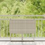 Mesa de jardín plegable gris claro 90x51x75 cm ratán sintético de , Mesas de jardín - Ref: Foro24-4108258, Precio: 82,27 €