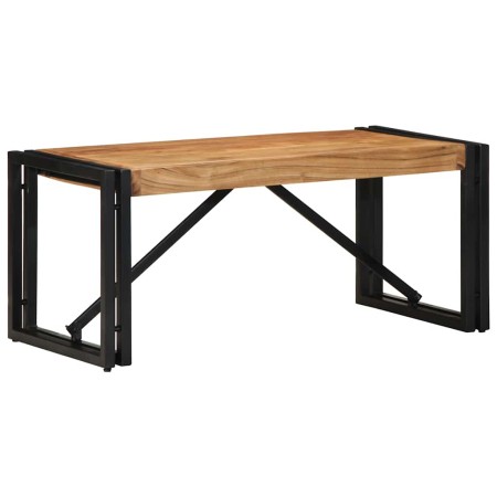 Mesa de centro 80x40x35 cm de madera maciza de acacia de , Mesas de centro - Ref: Foro24-4016678, Precio: 93,79 €, Descuento: %