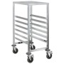 Carro con bandejas y 6 contenedores GN 39x55x87 cm von , Küchen- und Speisewagen - Ref: Foro24-4108073, Preis: 117,78 €, Raba...