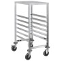 Carro con bandejas y 6 contenedores GN 39x55x87 cm von , Küchen- und Speisewagen - Ref: Foro24-4108073, Preis: 117,78 €, Raba...