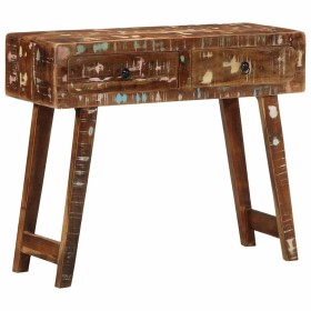 Mesa consola madera maciza reciclada 90x32x75 cm von , Seitentische - Ref: Foro24-4104520, Preis: 182,56 €, Rabatt: %