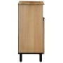 Aparador marrón 60x33x75 cm madera maciza mango by , CD and DVD storage - Ref: Foro24-4017745, Price: 114,37 €, Discount: %