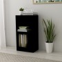 Schwarzes Regal aus Holzwerkstoff 40x24x75 cm von , Bücherregale und Regale - Ref: Foro24-800820, Preis: 37,55 €, Rabatt: %