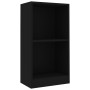 Estantería de madera de ingeniería negra 40x24x75 cm de , Librerías y estanterías - Ref: Foro24-800820, Precio: 37,55 €, Desc...