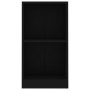 Estantería de madera de ingeniería negra 40x24x75 cm de , Librerías y estanterías - Ref: Foro24-800820, Precio: 37,55 €, Desc...