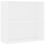 Weißes Regal aus Holzwerkstoff 80x30x76,5 cm von , Bücherregale und Regale - Ref: Foro24-800999, Preis: 41,25 €, Rabatt: %