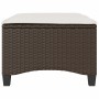 Gartenhocker mit Kissen 2 Stück braun 55x55x36 cm von , Hocker für den Außenbereich - Ref: Foro24-4108247, Preis: 96,84 €, Ra...