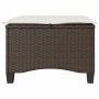 Gartenhocker mit Kissen 2 Stück braun 55x55x36 cm von , Hocker für den Außenbereich - Ref: Foro24-4108247, Preis: 96,84 €, Ra...