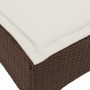 Gartenhocker mit Kissen 2 Stück braun 55x55x36 cm von , Hocker für den Außenbereich - Ref: Foro24-4108247, Preis: 96,84 €, Ra...
