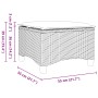 Gartenhocker mit Kissen 2 Stück braun 55x55x36 cm von , Hocker für den Außenbereich - Ref: Foro24-4108247, Preis: 96,84 €, Ra...