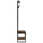 Multicolored coat rack made of solid recycled wood 80x40x190 cm by , Shelves and shelves - Ref: Foro24-4015962, Price: 156,31...