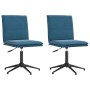 Esszimmerstühle, 2 Stück, blauer Samt von , Essstühle - Ref: Foro24-3315377, Preis: 115,11 €, Rabatt: %