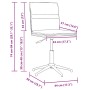 Esszimmerstühle, 2 Stück, blauer Samt von , Essstühle - Ref: Foro24-3315377, Preis: 115,11 €, Rabatt: %