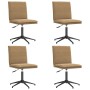 Esszimmerstühle, 4 Stück, braunes Samtgewebe von , Essstühle - Ref: Foro24-3315645, Preis: 223,89 €, Rabatt: %