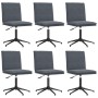 Sillas de comedor 6 unidades terciopelo gris oscuro de , Sillas de comedor - Ref: Foro24-3315698, Precio: 337,35 €, Descuento: %