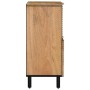 Brown sideboard 80x33x75 cm solid mango wood by , CD and DVD storage - Ref: Foro24-4017747, Price: 135,48 €, Discount: %