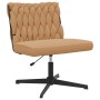 Drehbarer Bürostuhl aus gewelltem Wollimitat in Beige. von , Stühle - Ref: Foro24-4105400, Preis: 114,03 €, Rabatt: %