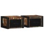 Multicolored bedside tables 2 units 40x35x25 cm recycled wood by , Nightstands - Ref: Foro24-4015948, Price: 129,23 €, Discou...