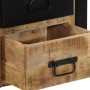 Mesitas de noche 2 uds 40x35x40 cm madera maciza rugosa mango by , Nightstands - Ref: Foro24-4015955, Price: 169,92 €, Discou...