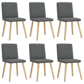 Sillas de comedor 6 unidades tela gris oscuro von , Essstühle - Ref: Foro24-3315492, Preis: 302,19 €, Rabatt: %