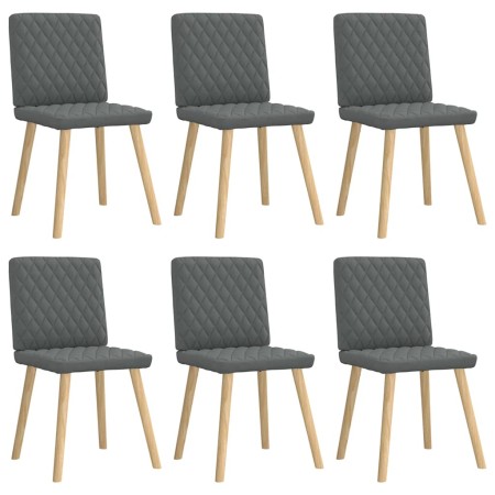 Sillas de comedor 6 unidades tela gris oscuro von , Essstühle - Ref: Foro24-3315492, Preis: 302,19 €, Rabatt: %