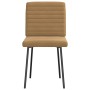 Sillas de comedor 6 unidades terciopelo marrón by , dining chairs - Ref: Foro24-3315534, Price: 250,36 €, Discount: %