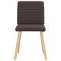 Sillas de comedor 6 unidades tela marrón oscuro von , Essstühle - Ref: Foro24-3315548, Preis: 299,62 €, Rabatt: %