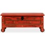 Baúl de almacenaje de madera maciza de mango 101x39x42 cm rojo de , Baúles de almacenamiento - Ref: Foro24-244949, Precio: 22...