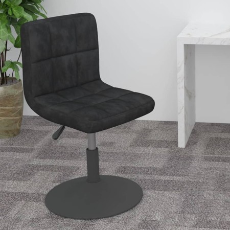 Drehbarer schwarzer Samthocker für die Küche von , Küchenhocker - Ref: Foro24-334249, Preis: 79,99 €, Rabatt: %