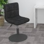 Drehbarer schwarzer Samthocker für die Küche von , Küchenhocker - Ref: Foro24-334249, Preis: 79,99 €, Rabatt: %