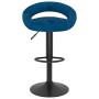 Küchenhocker, 2 Stück, blauer Samt von , Küchenhocker - Ref: Foro24-333273, Preis: 113,06 €, Rabatt: %