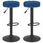 Küchenhocker, 2 Stück, blauer Samt von , Küchenhocker - Ref: Foro24-332999, Preis: 89,99 €, Rabatt: %