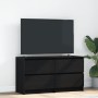 Fernsehmöbel aus schwarzem Sperrholz 100x35x54 cm von , TV-Möbel - Ref: Foro24-861797, Preis: 102,23 €, Rabatt: %