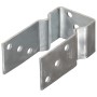 Zaunpfostenanker 12 Stück verzinkter Stahl silberfarben 8x6x15 cm von , Spikes zur Verankerung im Boden - Ref: Foro24-145331,...