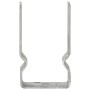 Zaunpfostenanker 12 Stück verzinkter Stahl silberfarben 8x6x15 cm von , Spikes zur Verankerung im Boden - Ref: Foro24-145331,...