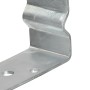 Zaunpfostenanker 12 Stück verzinkter Stahl silberfarben 8x6x15 cm von , Spikes zur Verankerung im Boden - Ref: Foro24-145331,...